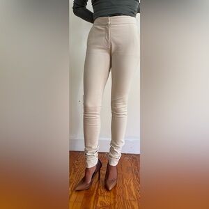 STELLA MCCARTNEY Cotton  Blend riding pants  stretchy cropped skinny size 38